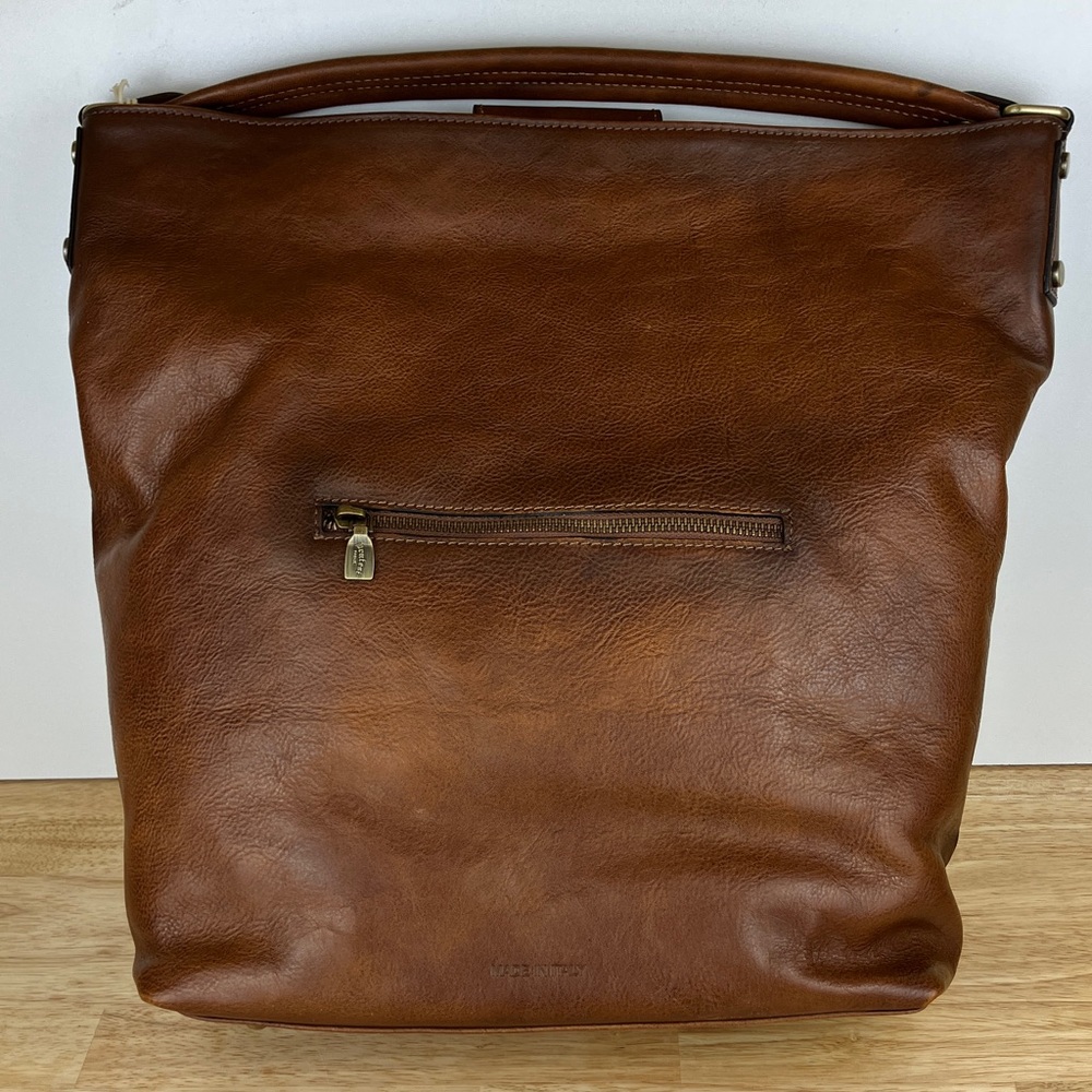 Pratesi Firenze Leather Shoulder Bag Sant'Ellero NWT - Picture 3 of 16